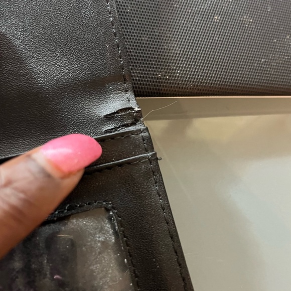 Coach Black Classic Wallet with Check Book Holder - Picture 6 of 7